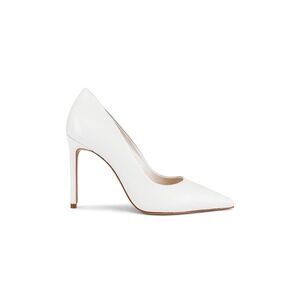 Schutz Lou Pump in White pointed toe high heel